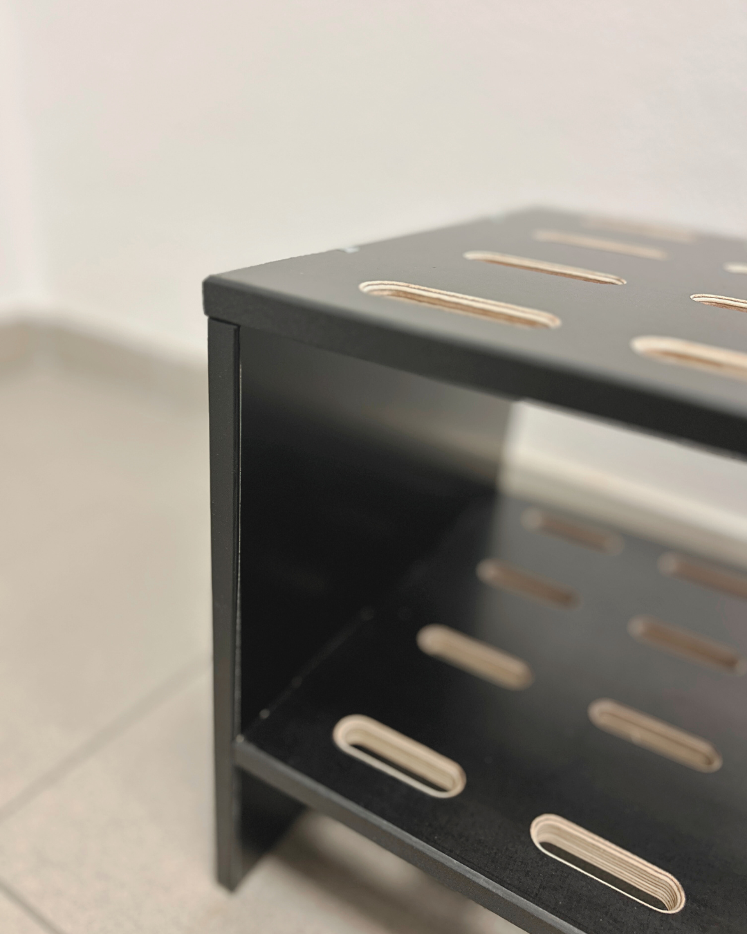 Porte-skis en bois pour 8 paires de skis de fond