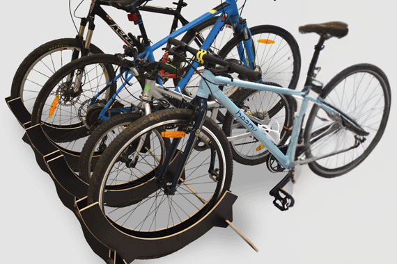 Support pour vélo réglable pour 4 vélos