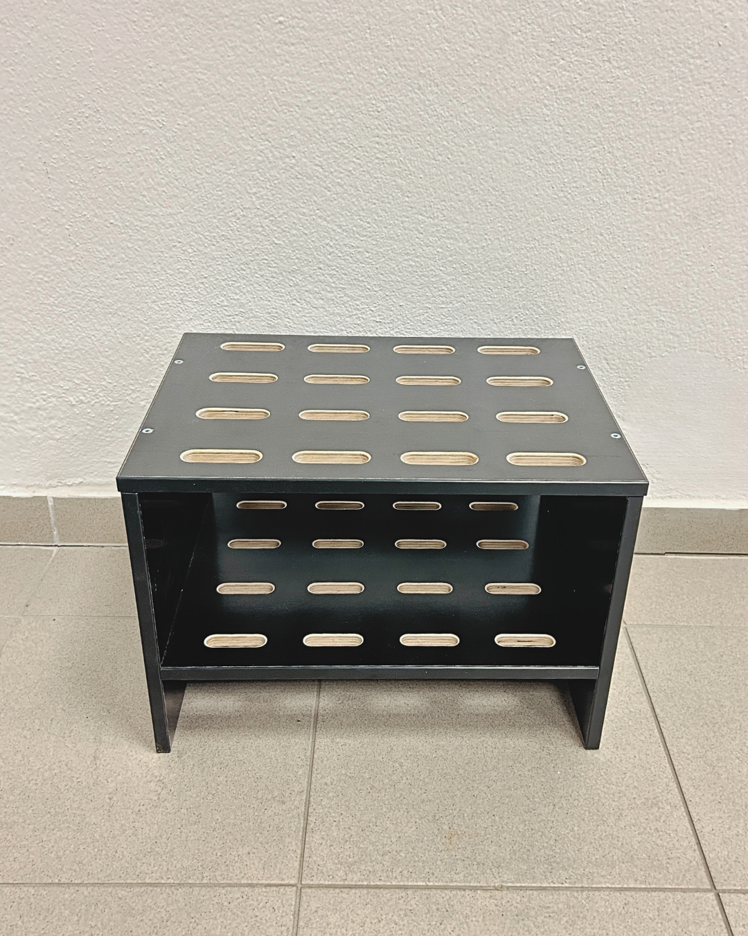 Porte-skis en bois pour 8 paires de skis de fond