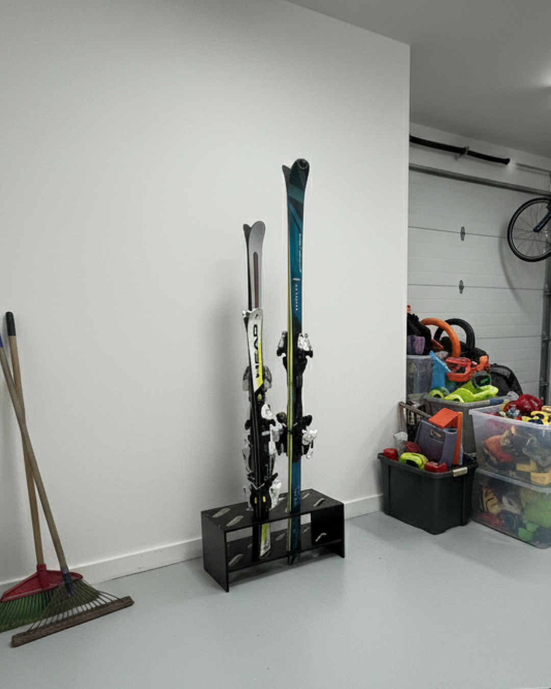 Porte-skis en bois - 8 paires